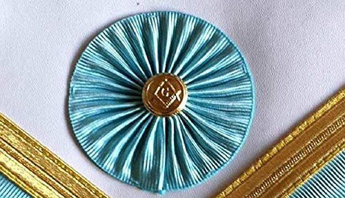 Tablier Master Mason franges dorées cadeau idéal pour élévation Maître - 5