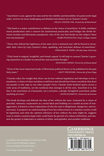 Anarchy and Legal Order: Law and Politics for a Stateless Society