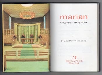 Vinyl Bound Marian Children's Mass Book