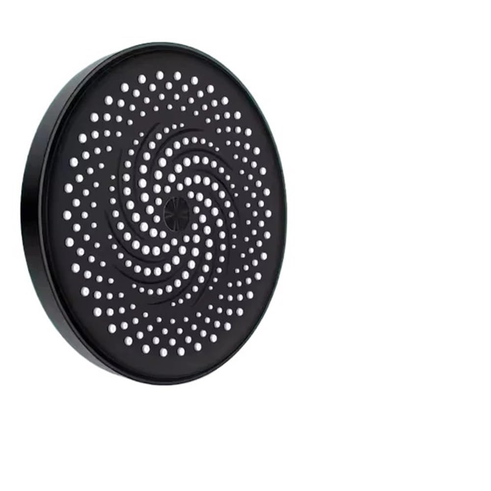 Pomme de douche haute pression relaxation spa maison 275 mm noir