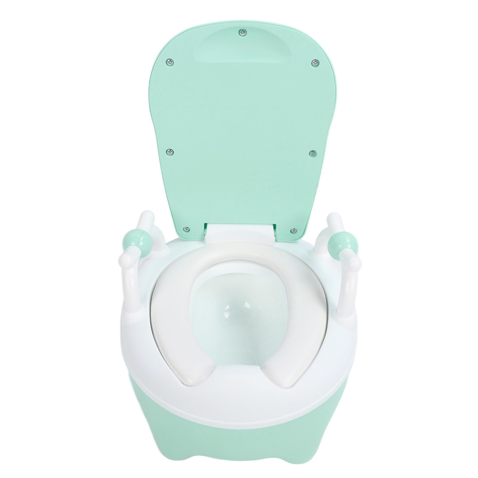 Toilette per Vasino Bambini, Sedile WC Portatile Pieghevole per Addestramento al Bagno, Compatto e Igienico, Verde
