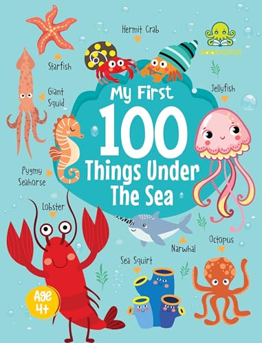 Image of Booktopus Mini Board Book - My First 100 Things Under The Sea - Early Learning Books for Kids - Picture Books for Baby 4+ Years (My First Mini Board Book)