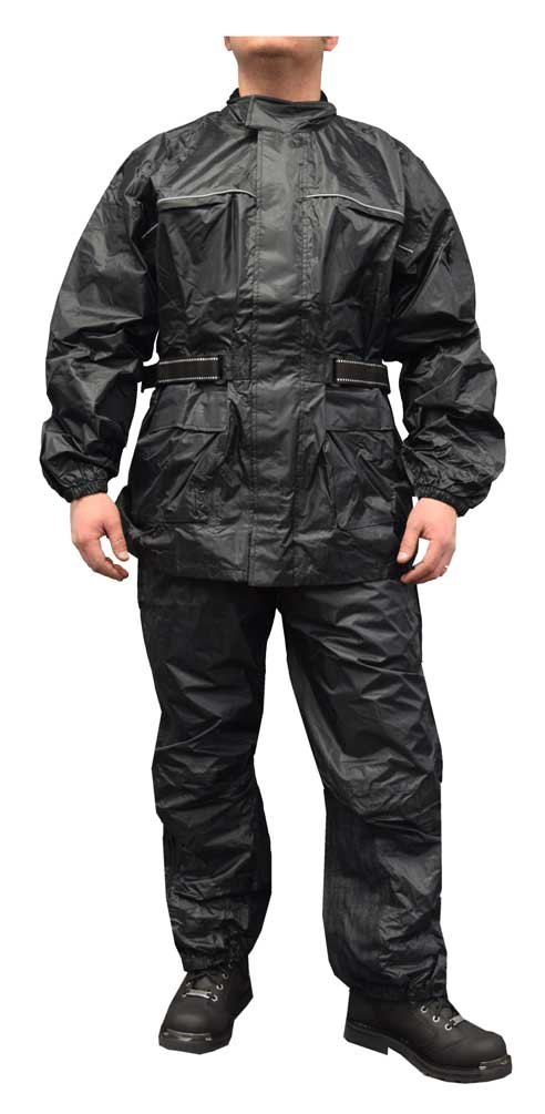 Redline Unisex 2-Piece Motorcycle Rain Suit, Waterproof Heat Seams M-RHR66 (S)