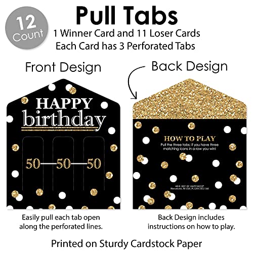 Juego de Cartas Big Dot of Happiness Cumpleaños 50 miniatura 4