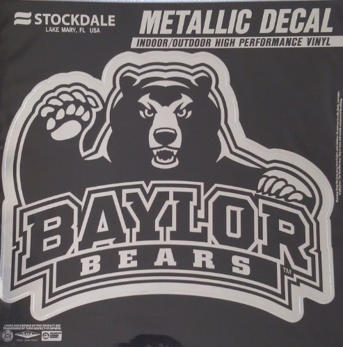 Stickers fenêtre Baylor University WinCraft S44788 autocollant métallique durable