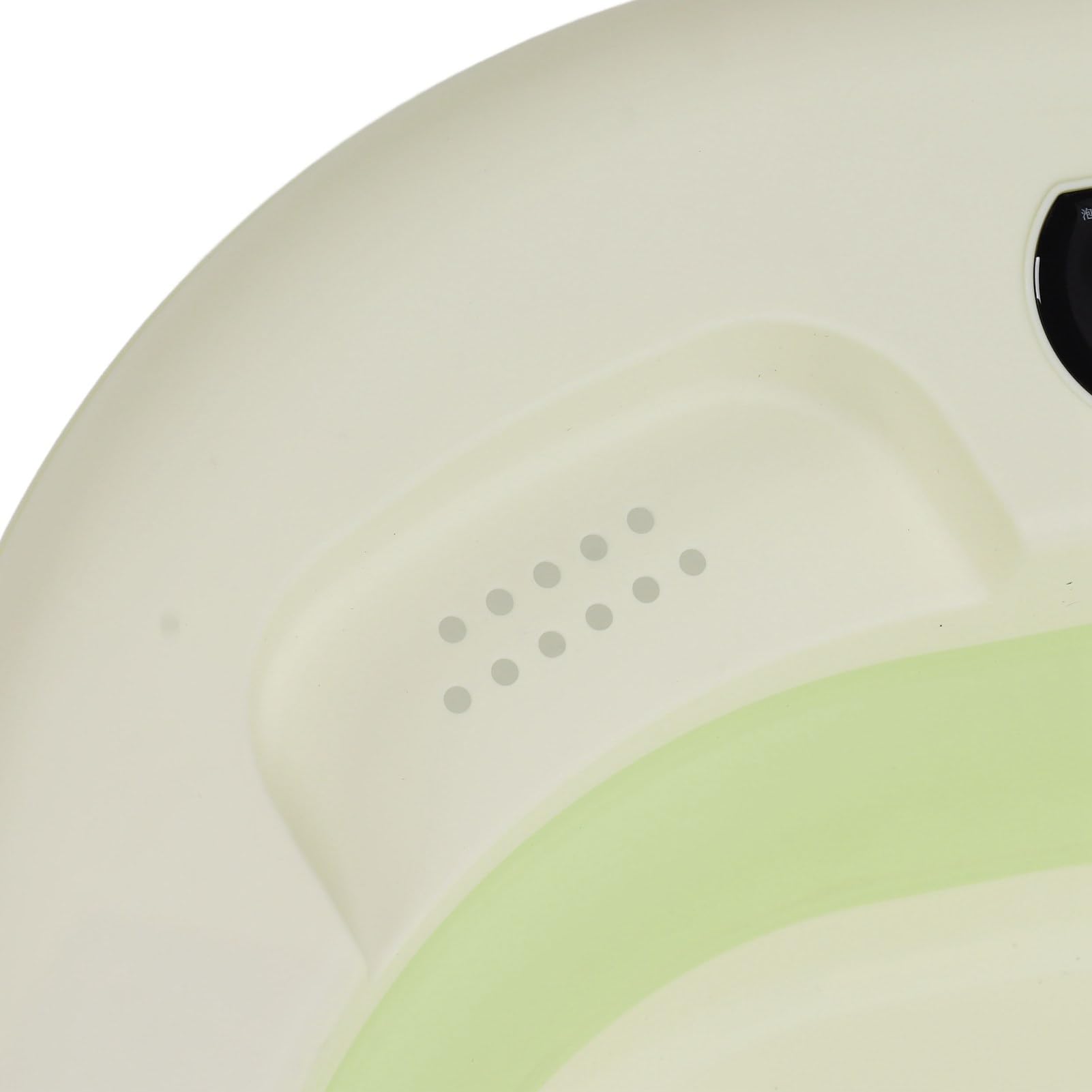 Zusammenklappbare Badewanne für Neugeborene mit Echtzeit-Temperaturmessung für Ein Angenehmes Badeerlebnis für Babys Im Alter von 0–9 Jahren (Zartes Weidengrün)