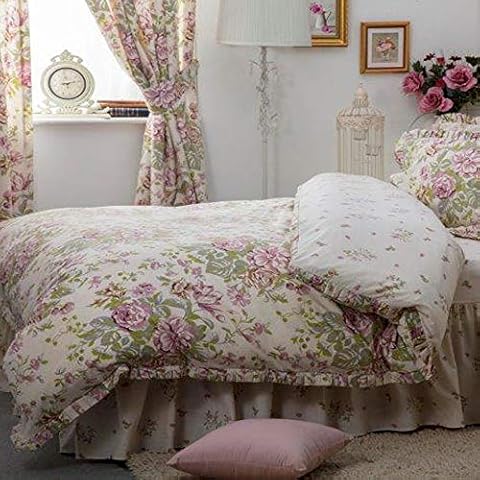 Belledorm Rose Floral Reversible Duvet Cover Cover