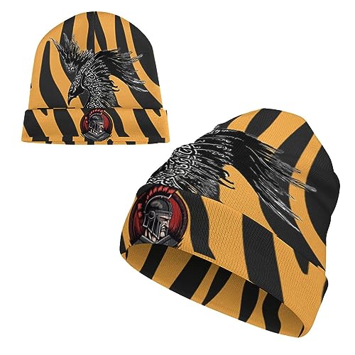 Bonnet corbeau odin double couche mince pour homme protection thermique légère extérieur