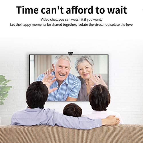 Blusea Full HD 1080P Webcam, mini câmera de computador USB microfone embutido, rotável flexível, par