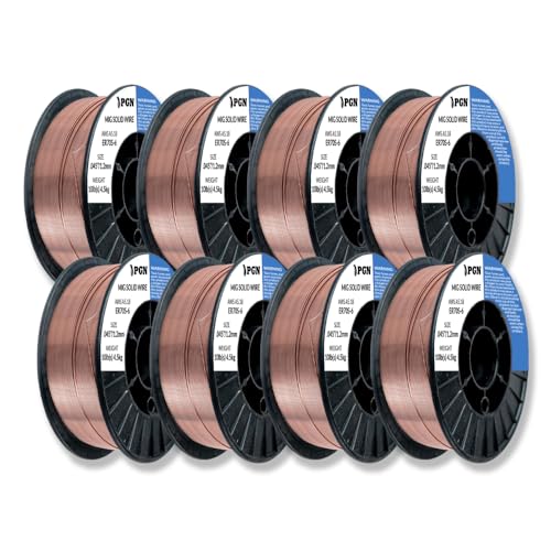 Image of PGN ER70S-6 .045 inch (8 Pack) Solid MIG Welding Wire - 10lb Spool