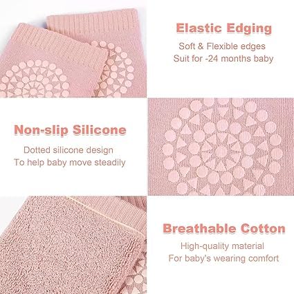 Kevra online 2 Pair Baby Knee and Elbow pad Baby Crawling Elbow pad Baby Leg Warmer Baby Kneecap (Multi Color) (2 Pair) 2 512hPzUi2wL