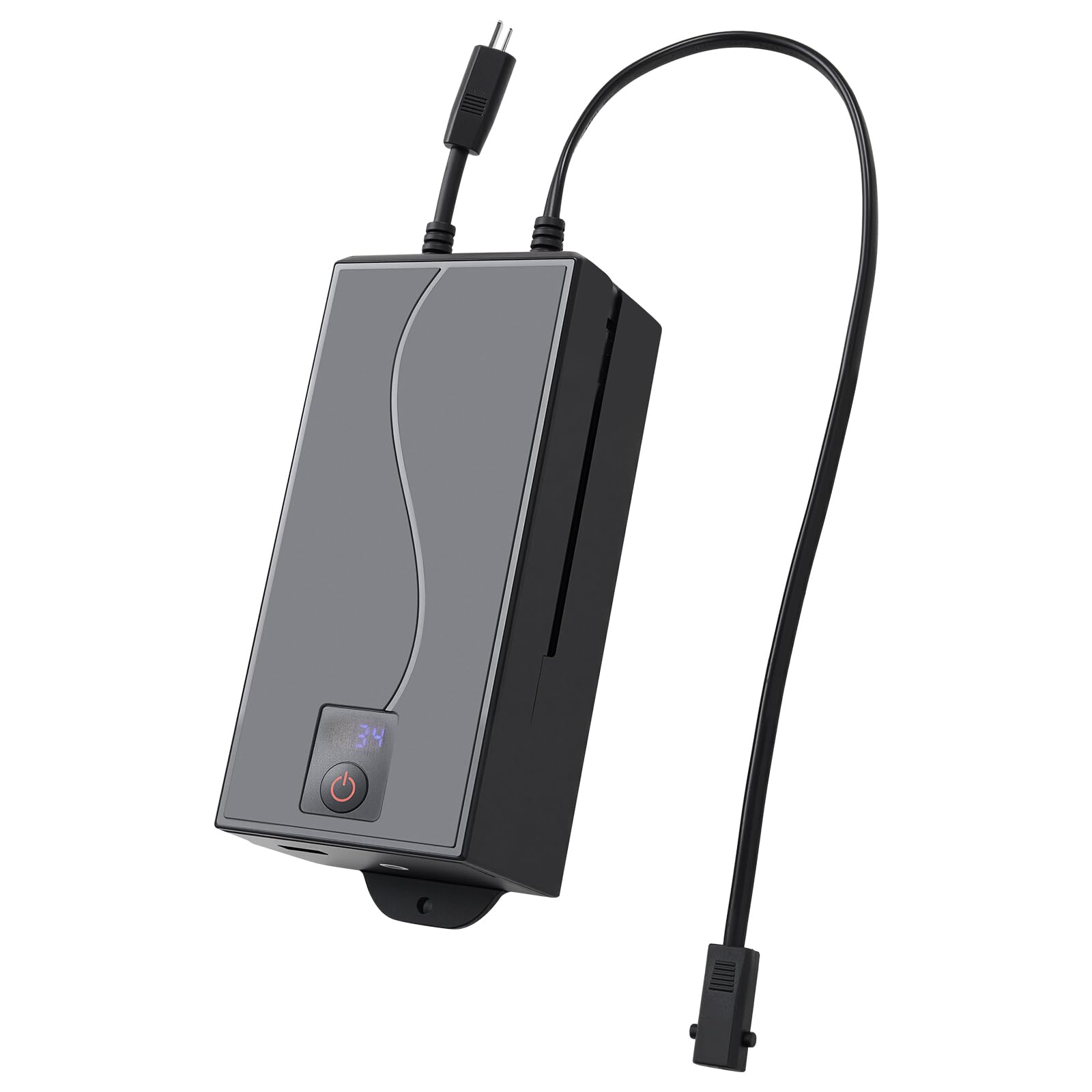 VEVOR Battery Pack for Reclining Furniture, 5000 mAh Rechargeable Recliner Battery Pack, with Universal 2-Pin Connection and LED Display Screen, for Electric Recliner, Sofa, Couch, and Lift Chair