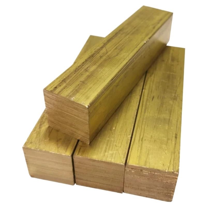 H59 Płyta mosiężna o grubości 5-60 mm Blok z litego mosiądzu Surowiec przemysłowy(8x 25x 200mm)
