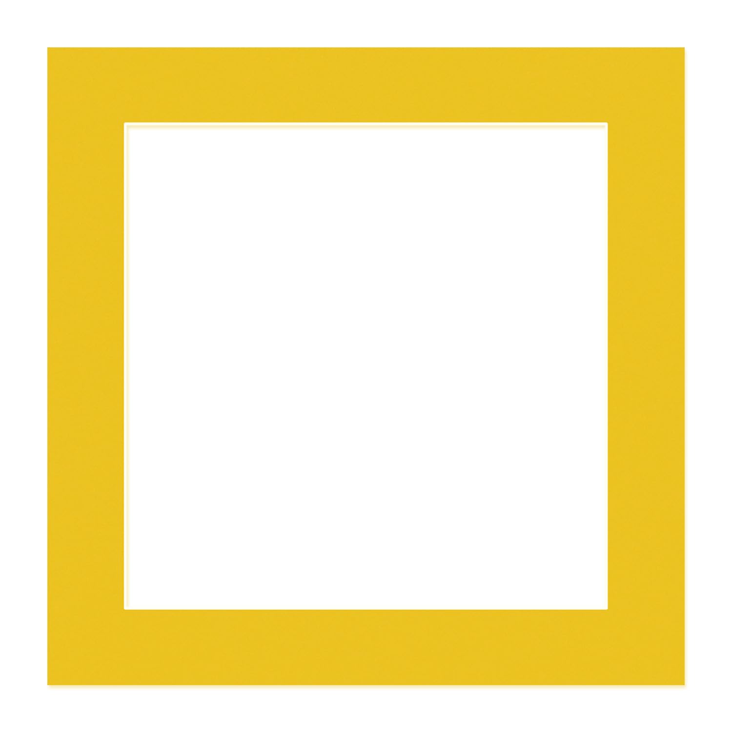 Alison Kingsgate 40x40cm Bright Yellow Picture Mount for 30x30cm Aperture — image 1
