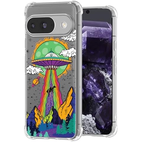 Buleens for Google Pixel 9 Case 6.3" - Clear Flexible TPU Women Girls Cute Protection Phone Cover Slim Fit Shockproof Girly Aesthetic Cool Unique Design Pattern Case for Pixel 9 Cover