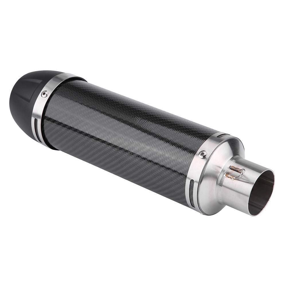 Auspuffrohr 51mm Universal Motorrad Carbon mit DB Killer