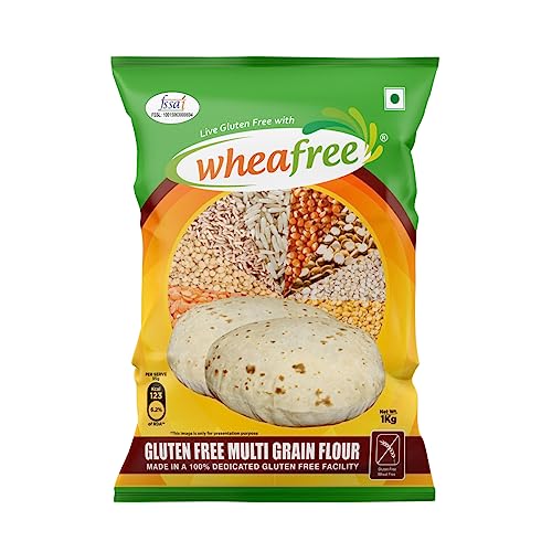 Image of Wheafree Multigrain Gluten Free Flour 1Kg | Soya Free | Lactose Free | Easy to Digest | Suitable for Celiacs | Vegetarian