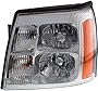For Cadillac Escalade Headlight 2003 04 05 2006 Driver Side Assembly | HID | w/Regular High Beam/Corner Lamp Bulbs | GM2502236 | 19208222