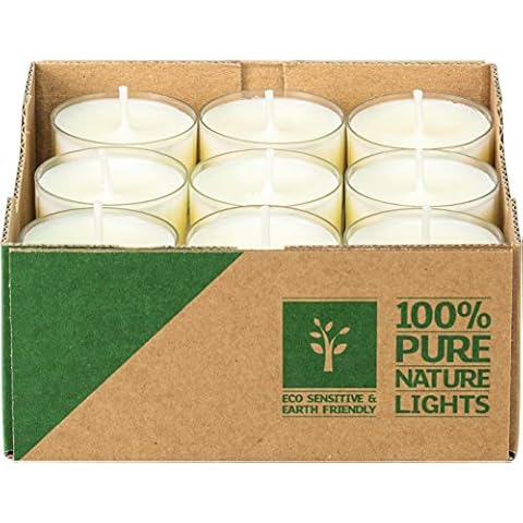 safe candle® PURE Nature Lights - Velas de té sostenibles de cera de colza 100% europea Cover