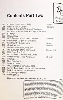 Paperback Doberman Quarterly Fall 1991 Part 2 Book