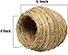 Hamiledyi Bird Nest Grass Bird Hut Outdoor Hanging Birdhouse Canary Nest Chickadee House Wren Nest Fiber Roosting Pocket for Parakeet Parrot Cockatiel Finch