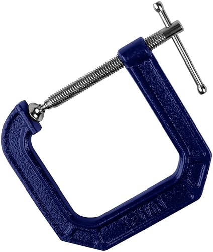 Irwin Quick-Grip 100 Series Abrazadera en C de garganta profunda, 3 pulgadas por 4 1/2 pulgadas