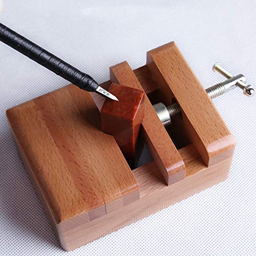 Wood Clamp Chinese Seal Stone Bed Seal Engraving Carving Clamp Adjustable Clamp for Stone Carving Wood Working Clamp Wood Carving Clamp Stone Carving Stand
