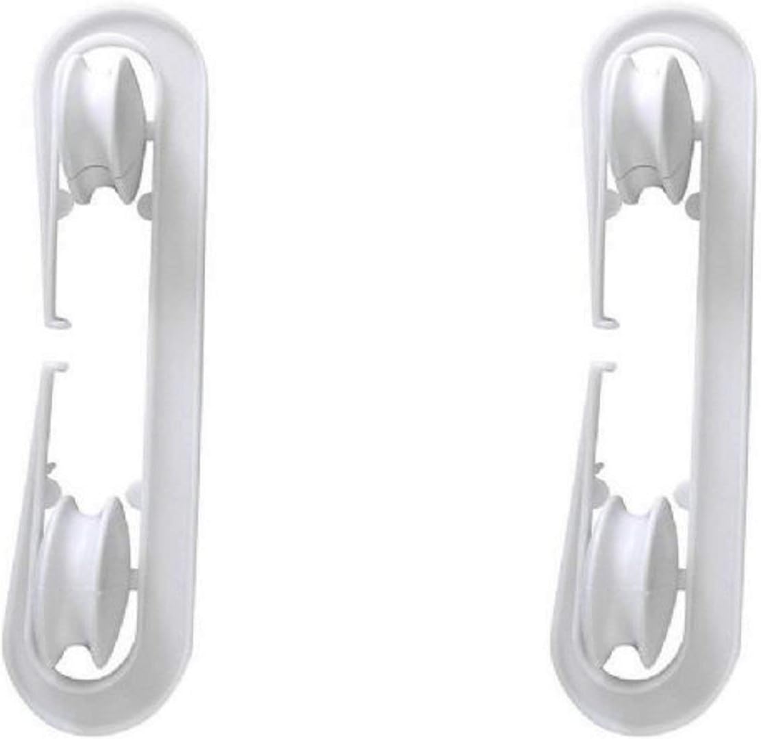 2 Pack Clothesline Spreader- for All Lines- Super Quality 100& Rustproof- White