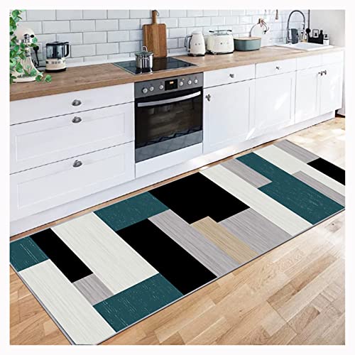 Alfombra de cocina moderna lavable que soluciona los resbalones 2