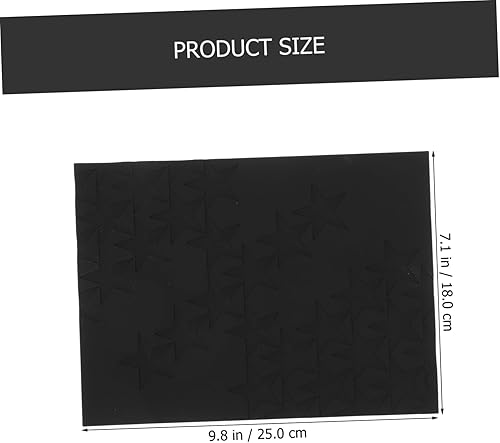 Miniatura 7 de Estera antiadherente de la impresión de la torta de la estera del fondant de la textura de la estrella del silicón