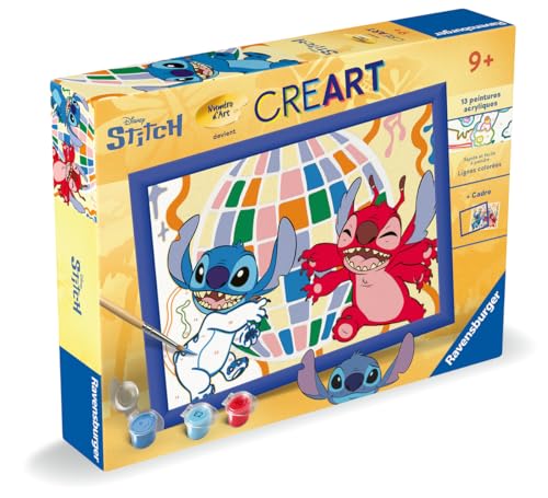 CreArt Kids 18x24cm Stitch et Leroy Ravensburger Jeux France - vue 2