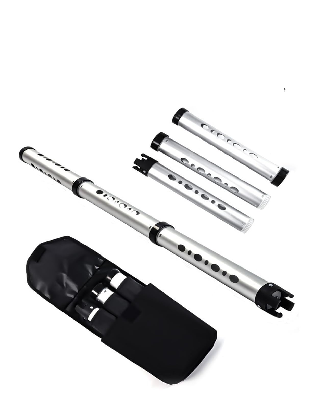 Recogedor de Pelotas de Golf retráctil portátil, recogedor de Bolas de aleación de Aluminio, Tubo Superior for 20 Bolas