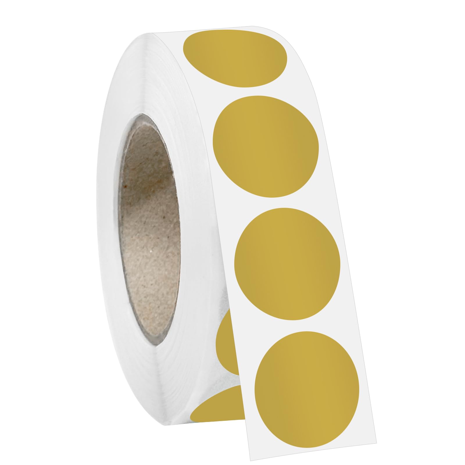 3/4" Gold Dot Stickers Round Circle Coding Labels