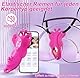 Tragbarer Butterfly Vibration für Sie Klitoris Stimulation，Vibrator mit Fernbedienung APP, BDSM Auflegevibrator Vibratoren Leise mit Gürtel Sex Spielzeug für die Frau mit 9 Vibrationsmodi