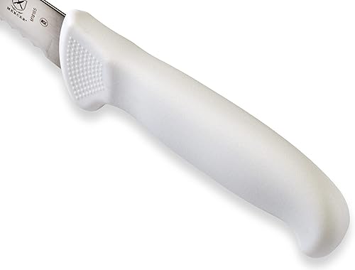 Miniatura 4 de Mercer Culinary Ultimate White - Cuchillo utilitario de borde ondulado de 5 pulgadas