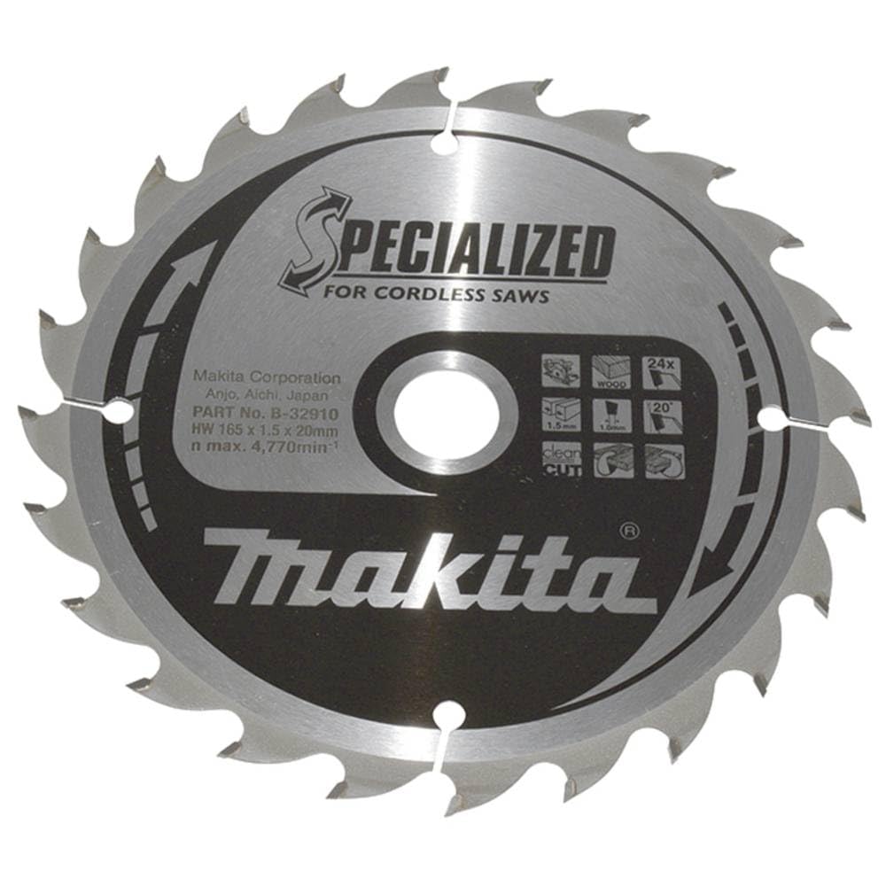 Makita B-32910, Lama per sega specializzata, 165 x 20 mm
