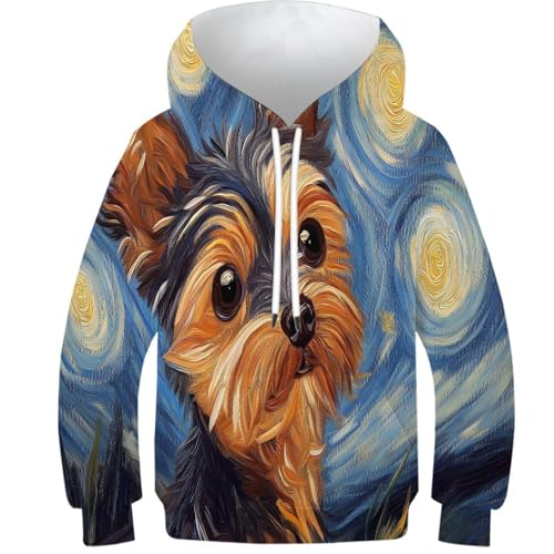 Sweat Yorkshire Terrier cadeau d'anniversaire idéal 8-10 ans
