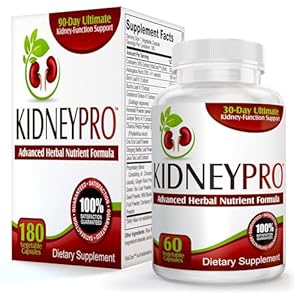 Kidney-PRO | 3-Month Supply with 21 Kidney Health Supplements | All-in-1 Blend | Kidneys & Urinary Tract Support Supplement | 90-Day Bulk Supply | 180 Capsules