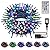 HOME LIGHTING 66ft Christmas Decorative Mini Lights, 200 LED 20 Colors RGB Changing 7 Functional Green Wire Fairy Halloween Lights with Remote Timer, Plug in Indoor Outdoor Xmas Wedding Party Decor