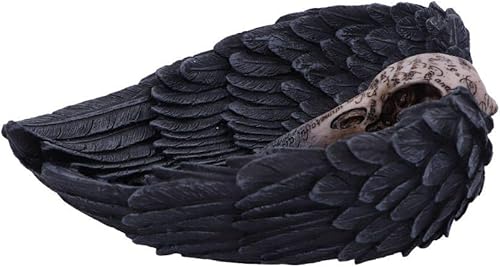 Miniatura 2 de Nemesis Now Edgar Allen Poes Nevermore Raven - Soporte para joyas 67in color negro