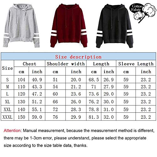 Aganmi Fashion Friend Sweatshirt Hoodie Women Graphic Hoodies Pullover Funny Hooded Sweater Tops Clothes (Wine Red, Xxl) #TOP6