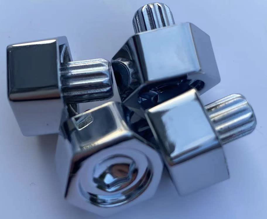 AMZINGChrome 4PCS Wheel Decorative Rivets/Bolts Chrome for KMC XD Series XD811 Rockstar II