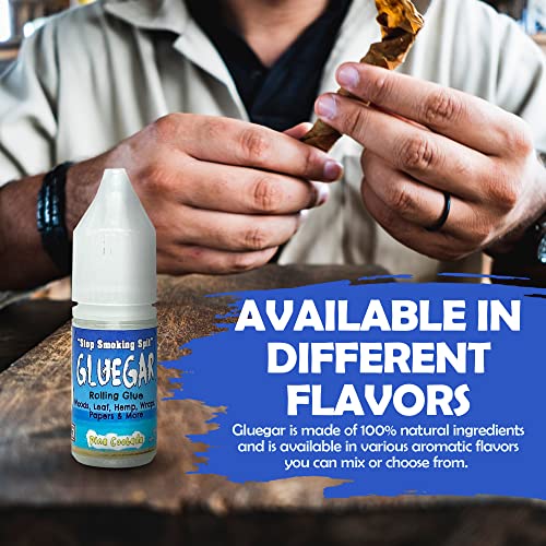 Caligars GlueGar Natural Rolling Glue for Woods, Papers, and Cigar Wraps Flavored Adhesive