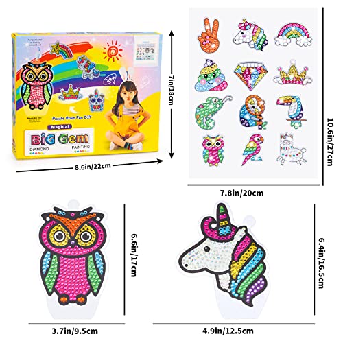 image for Dikence Kids Toys Arts & Crafts Supplies Gifts for Kid, Diamond Painti