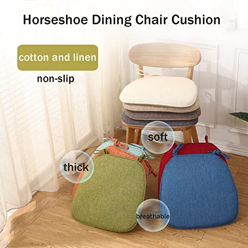 Coussin de chaise déhoussable et lavable en forme de U - 3