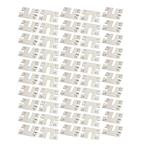 Aexit 50pcs 50x40x0.3mm Stainless Steel Solar Conducting Strip Roof Mounting Bracket (5baeb48dd16109bd749684cd6b87c5e0)