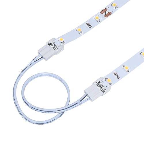 Miniatura 6 de Armacost Lighitng 18AWG 2C Cable de cobre de pared de 24 pies (26.2 ft) 574180 y conector de cable de cinta LED blanca SureLock 560724 - 5 unidades