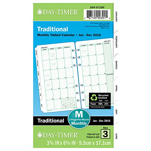DayTimer 2016 Passport Planner Refills (871291601)
