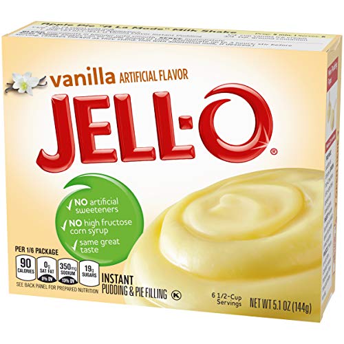 Image of Jell-O Vanilla Instant Pudding Mix 5.1 Ounce Box (Pack of 6)