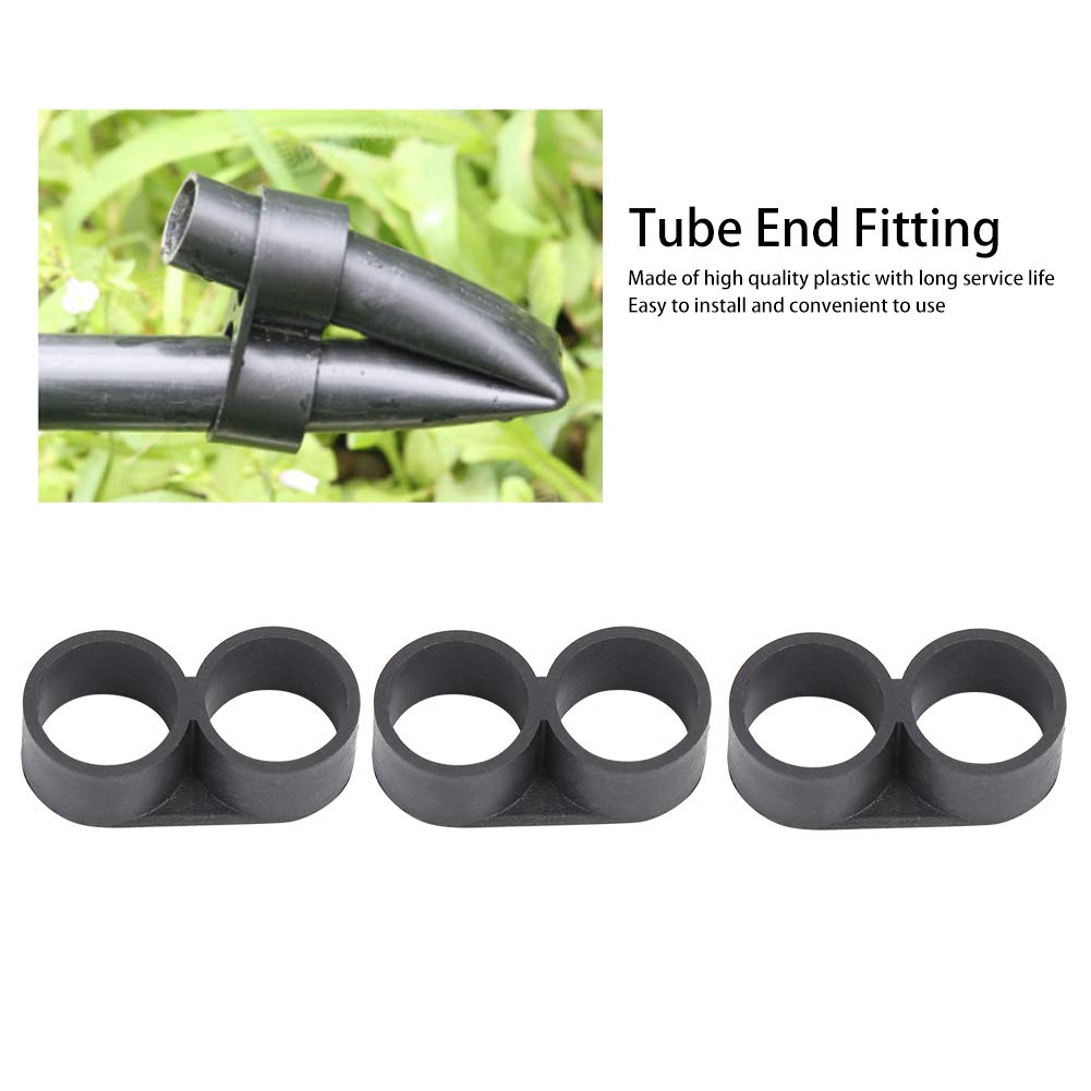 Tapóne Agua, 100 Uds. Tubo De Agua Riego por Goteo Tapón Final Accesorios para Jardín(16Mm)